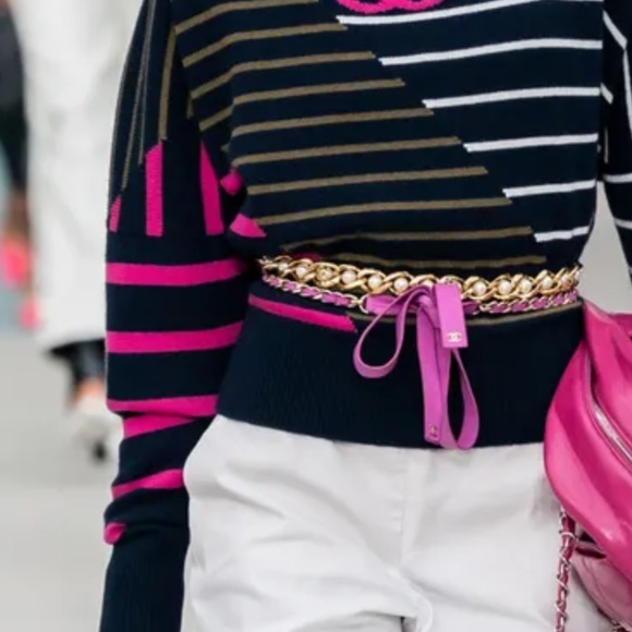 RARE Chanel 2020 Cruise CC chain pearl bracelet - Picture 6 of 7